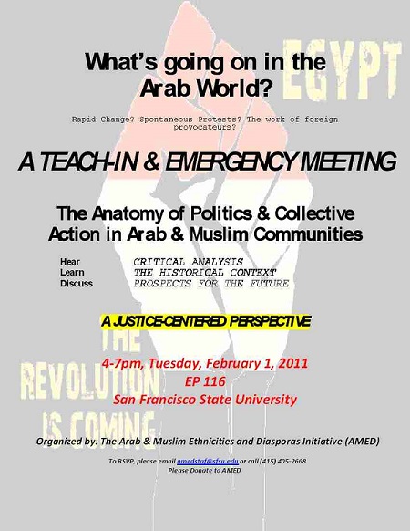 The poster for Feb 1, 2011 Event